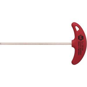 Chiave a brugola esagonale HAFU con impugnatura a T., 17,5cm, rosso, 10-10190