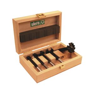 STERN Forstner Drill Bit Box Set Bormax 3, 5 Pieces, 15-35 mm HM, 101191349
