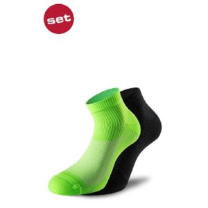 LENZ Running 3.0 Socken, verde-negru, Unisex, 2 Paar