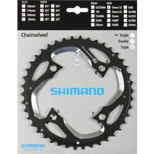 SHIMANO Deore XT, Láncgyűrű, black-ezüst, SH-Y1MM98110