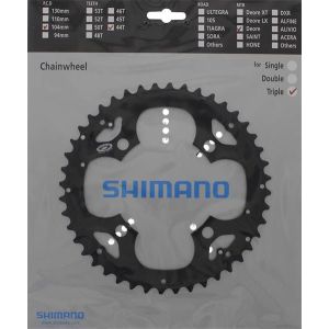SHIMANO Chainring 44T M590/1, black, SH-Y1GX98060